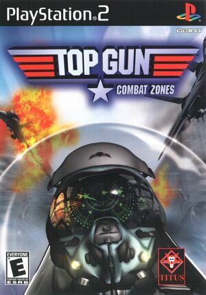 Cover for Top Gun: Combat Zones.