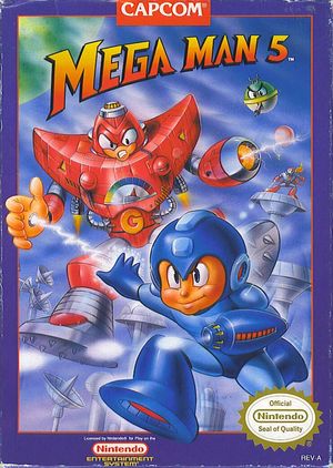 Cover for Mega Man 5.