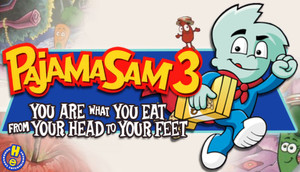 Cover for Pajama Sam 3: You Are What You Eat from Your Head to Your Feet.