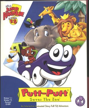 Cover for Putt-Putt Saves the Zoo.