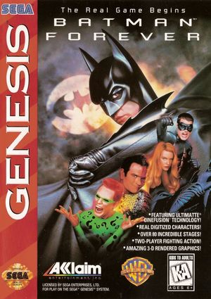 Cover for Batman Forever.
