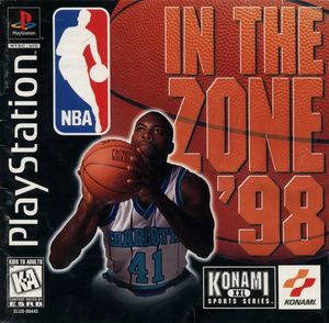 Cover for NBA In The Zone '98.