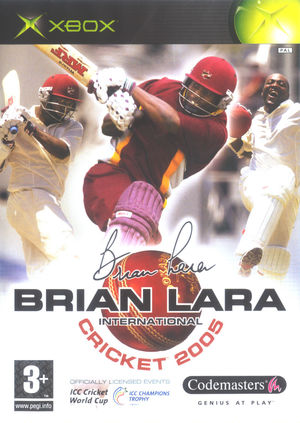 Cover for Brian Lara International Cricket 2005.