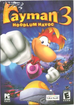 Cover for Rayman 3: Hoodlum Havoc.