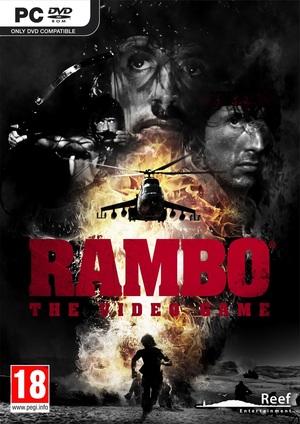 Cover for Rambo: The Video Game.