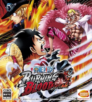 Cover for One Piece: Burning Blood.