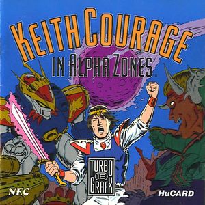 Cover for Keith Courage in Alpha Zones.