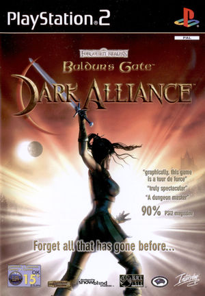 Cover for Baldur's Gate: Dark Alliance.