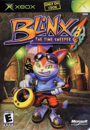 Cover for Blinx: The Time Sweeper.