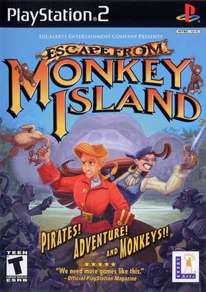 Cover for Escape from Monkey Island.