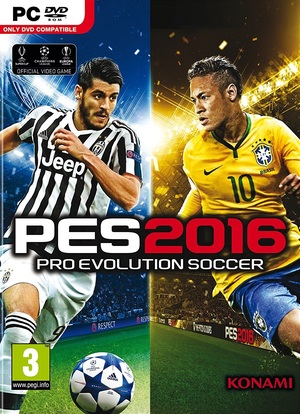 Cover for Pro Evolution Soccer 2016.