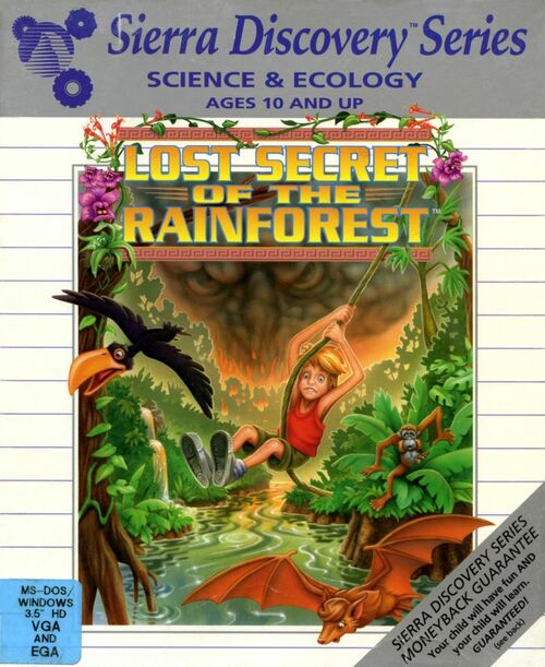 Cover for Lost Secret of the Rainforest.