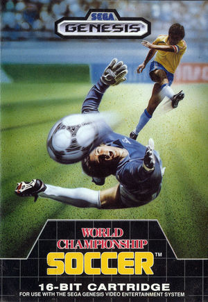 Cover for World Championship Soccer.