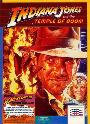 Cover for Indiana Jones and the Temple of Doom.