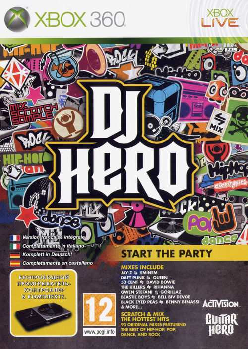 Cover for DJ Hero.