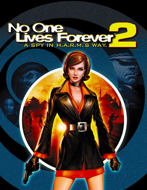 Cover for No One Lives Forever 2: A Spy in H.A.R.M.'s Way.