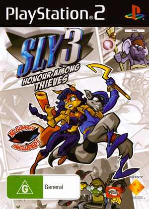 Cover for Sly 3: Honor Among Thieves.