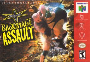 Cover for WCW Backstage Assault.