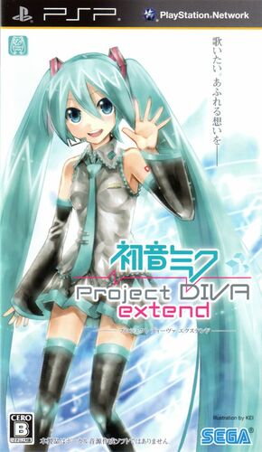 Cover for Hatsune Miku: Project DIVA Extend.