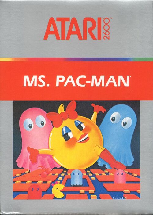 Cover for Ms. Pac-Man.