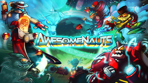 Cover for Awesomenauts.