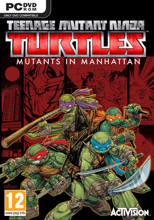 Cover for Teenage Mutant Ninja Turtles: Mutants in Manhattan.