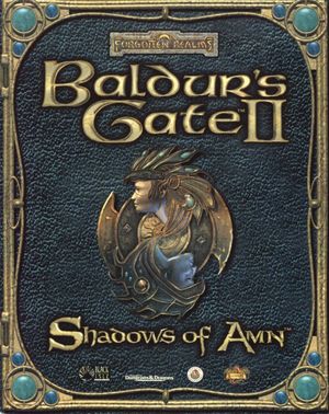 Cover for Baldur's Gate II: Shadows of Amn.