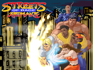 Cover for Streets of Rage Remake.