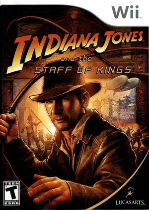 Cover for Indiana Jones and the Staff of Kings.