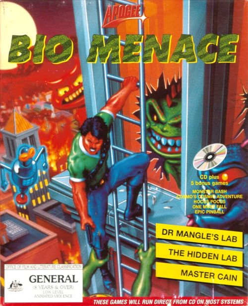 Cover for Bio Menace.