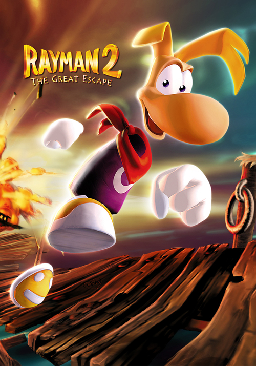 Cover for Rayman 2: The Great Escape.