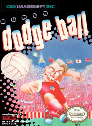 Cover for Super Dodge Ball.