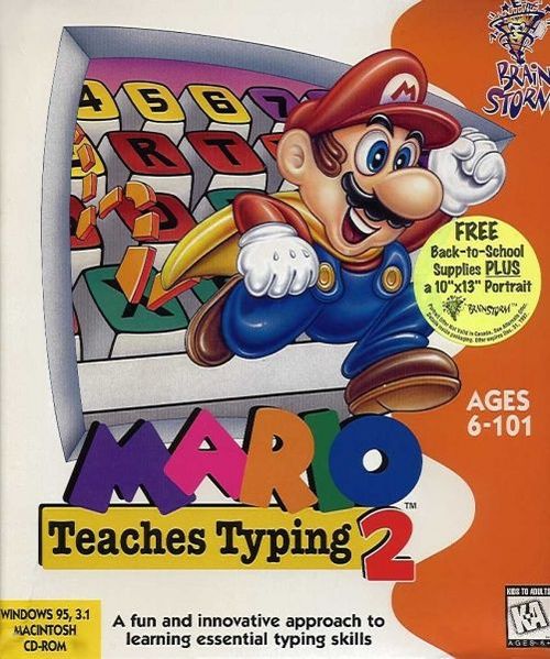 Cover for Mario Teaches Typing 2.