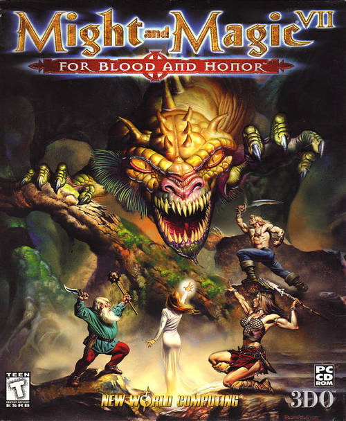 Cover for Might and Magic VII: For Blood and Honor.