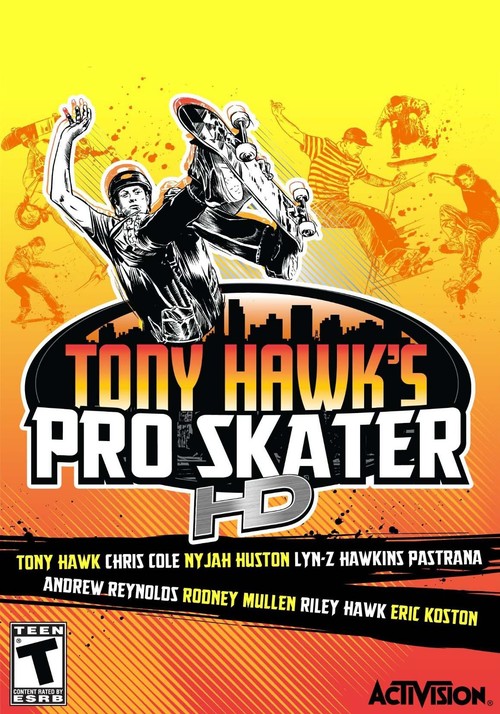 Cover for Tony Hawk's Pro Skater HD.
