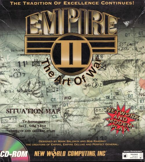 Cover for Empire II: The Art of War.