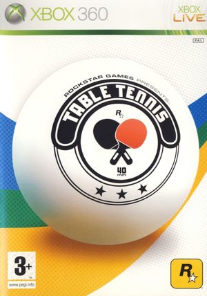 Cover for Rockstar Games presents Table Tennis.