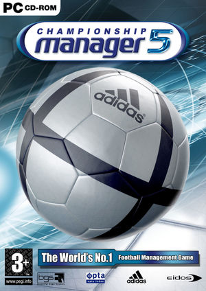 Cover for Championship Manager 5.