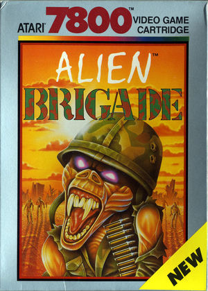 Cover for Alien Brigade.