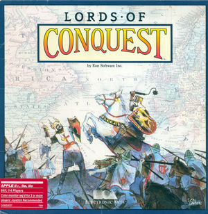 Cover for Lords of Conquest.