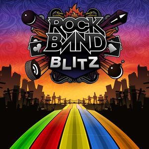 Cover for Rock Band Blitz.