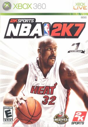 Cover for NBA 2K7.