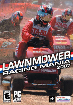 Cover for Lawnmower Racing Mania 2007.