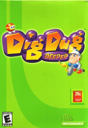 Cover for Dig Dug Deeper.