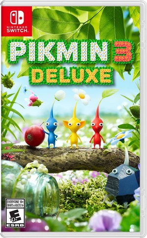 Cover for Pikmin 3 Deluxe.