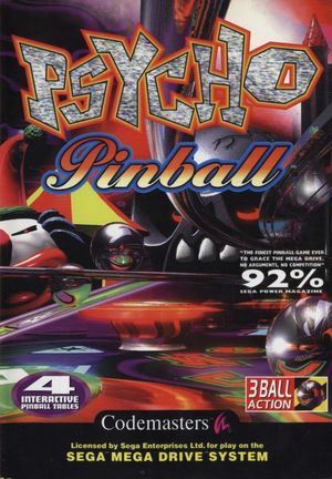 Cover for Psycho Pinball.