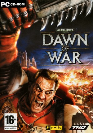 Cover for Warhammer 40,000: Dawn of War.