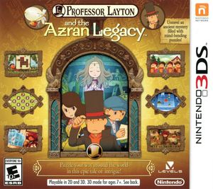 Cover for Professor Layton and the Azran Legacy.
