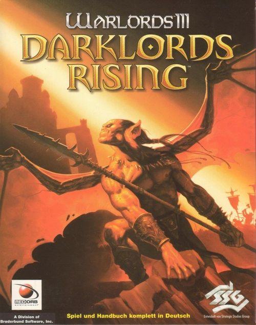 Cover for Warlords III: Darklords Rising.