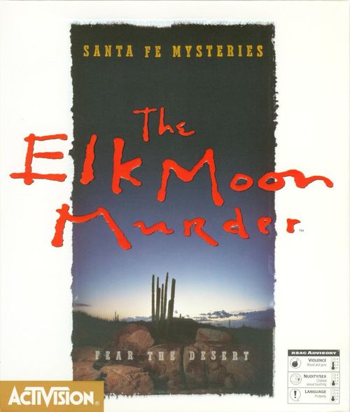 Cover for The Elk Moon Murder.